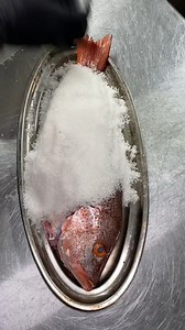 Whole Salt Crusted Snapper Deboned Tableside 🤤🐟 #snapper #fish #SaltCrust | Foody Fetish