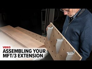 TSO Table Extension for Festool MFT/3 Multifunction Table - Assembly Video