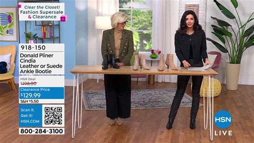 You are watching Rise & Shine Savings - Donald J Pliner Footwear All on Sale on HSN.💙📺 Shop the show here: https://bit.ly/HSNRecentlyAired Catch up on the shows you missed and discover where shopping comes alive on the QVC & HSN Streaming Service: https://bit.ly/HSNplus | HSN