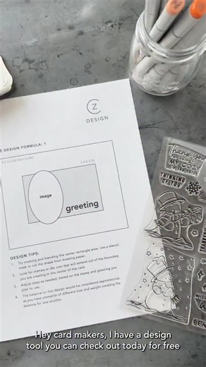 Today I’m sharing a free download on my blog that gives you a really basic sketch for a great start on card design. Check out my live stream replay, I even have an edited version today, and get the free download on my blog. Get it here: https://wp.me/p4O62M-dJG | Cathy Zielske Design