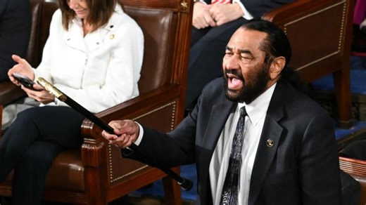Watch: Rep. Al Green removed from House floor after Trump speech interruption
