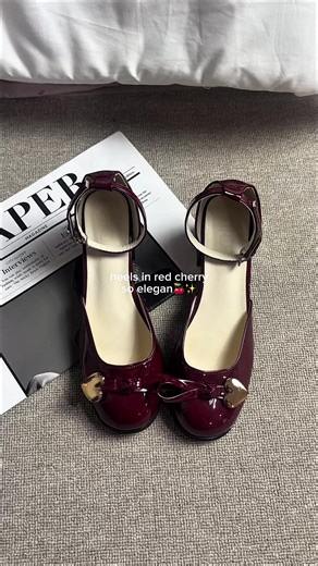Stylish Maroon Maryjane Heels for Fashion Lovers