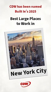 1.1K views | We are proud to announce that CDW has been named to the latest Built In and Forbes best-of lists!  Check out the five awards and learn more about #LifeAtCDW. https://cdw.social/4iCrAiK #WorkCulture #ProfessionalDevelopment | CDW Corporation | Facebook