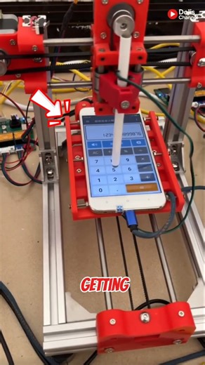 This Weird Device Taps Your Phone by Itself?! 😳 #tech #shorts