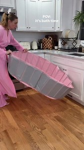 It’s bath time 🛁 comment “puppy” if you need any links from this vid 🔗 | TheHayeks