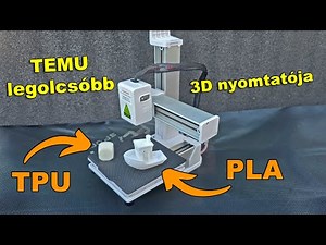 Temu legolcsóbb 3D nyomtatója teszt alatt: EasyThread K10