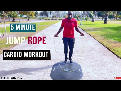 5-MINUTE JUMP ROPE WORKOUT: QUICK & EFFECTIVE FAT-BURNING ROUTINE #fitertaining