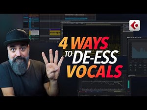 Cubase 11 Vocal Mixing - 4 Ways To De-ess Vocals