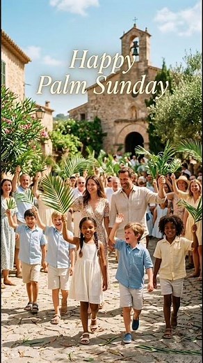 🌿 Happy Palm Sunday! Celebrate with Joy & Peace
