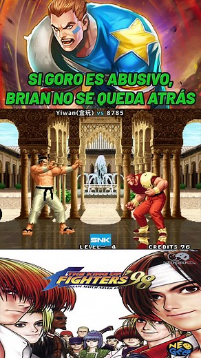122K views · 1.1K reactions | kof 98 Brian #videogames #retrogaming #arcade #KOF #videogaming #retrogames #arcadegames | Fightcade Arcade en linea | Facebook