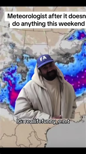 How the news forecasters don’t be knowing nothing about the weather 😂🤣 #fakeout #whiteout #snowstorm #reallifefunny #weatherforecast