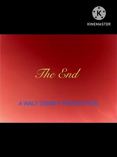 The End A Walt Disney Production logo