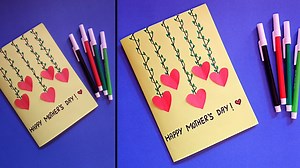 2.2K views · 42 reactions | Mother Day Greeting Card Ideas, How to Surprise your mom with greeting card, Handmade Paper Card, Mother Day Card #motherday #mothersday2023 #motherdaycard #motherdayspecial #greetingcard #papercard #diy #trending | Juniors Art and DIY | Facebook