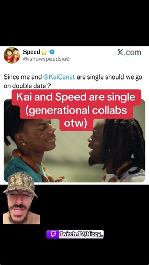 iShowSpeed reacts to Kai Cenat break up asking if they should go on a double date #ishowspeed #kaicenat #viral