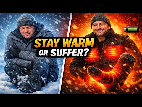 Ultimate Winter Warmth Review: ActionHeat 5V Heated Softshell Vest + Heated Wool Socks Tested!