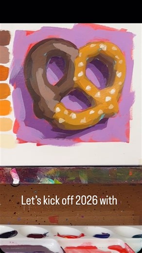 Let’s kick off 2026 with a new daily painting practice because that best way to grow as an artist is to Paint More! Join us for The Paint More In ‘26 Challenge! I’ll guide you step by step through 5 daily 26 minute long lessons designed to build your confidence and skills! Comment PM26 and I’ll DM you the details! | Ali Kay Studio