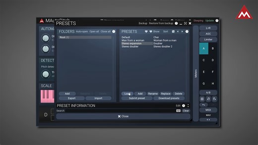 [免费替代Auto Tune的自动音高校正插件]MeldaProduction – MAutoPitch [WiN, MacOSX]