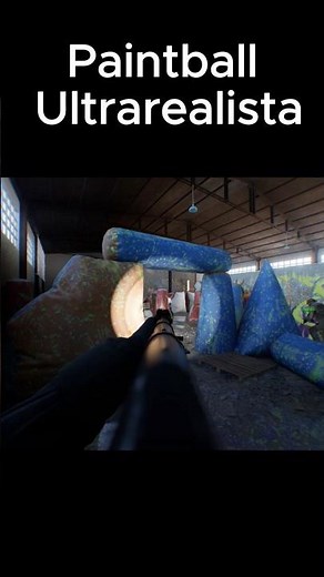 Paintball en videojuego super real 😱 #bodycam #paintball #ultrarealista #gameplay