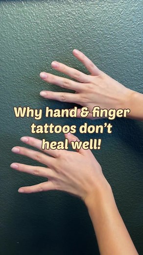 Why Hand and Finger Tattoos Don't Heal Well: The Truth Revealed