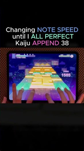 Changing NOTE SPEED until I ALL PERFECT #rhythmgame #プロセカ #projectsekai
