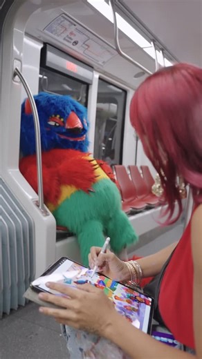 Mr B Baby 🇵🇷 🇲🇽 Michelle Ruby on Instagram: "MTS is celebrating Hispanic Heritage Month and invited me to design the new Pronto Card. Growing up, I’d hop on the trolley to meet friends, sketch, or head into Tijuana, it was always part of my world. To now see my art traveling those same tracks feels so special 🥹💙 This isn’t just about a card, it’s about honoring the culture that shaped me. Grab your Pronto cards at select stations! Link in bio for more info 💙❤️💛💚"