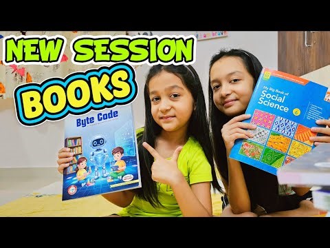 NEW SESSION BOOKS 📚📖✨ | New Books and Stationaries | New School | Aayu and Vanu