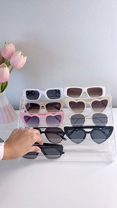 10K views · 130 reactions | Amzn Find!  Sunglasses Organizer. Here's another organization hack for you! I'm obsessed with these acrylic sunglass racks! This Amzn find keeps my shades stylishly organized and is perfect for small spaces. If you love this and want more organization tips, let me know! ️ #sunglassholder #organizationmusthave #AMAZONFIND #homedecor #dormdecor #organizewithme #dormroomessentials #sunglasses #organizationideas | By Amanda Pink | Facebook