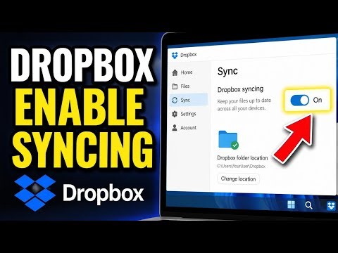 How to enable Dropbox file syncing on Windows - Easy Tutorial