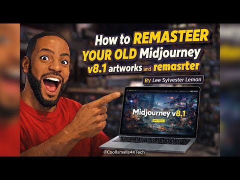 🚨 How to Midjourney v8.1 YOUR OLD ARTWORKS & REMASTER THEM