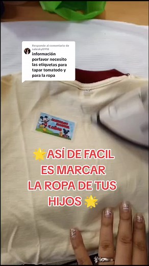 Marcar Ropa de Niños para el Regreso a Clases
