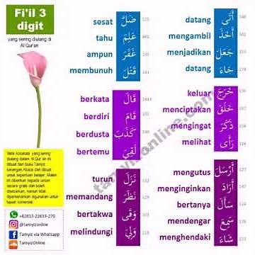 Fiil 3 Digit Tamyiz Online