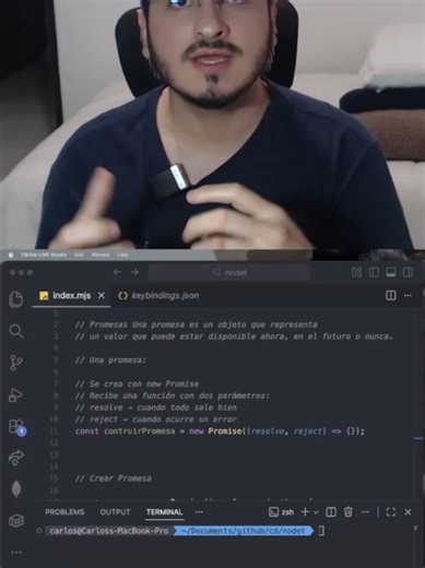 ¿Te suena then y catch? 🤔 Aprende qué son las promesas en JavaScript y cómo manejar procesos asíncronos correctamente. Sin callback hell. #JavaScript #PromesasJS #JSDesdeCero #Programacion #AprendeJS
