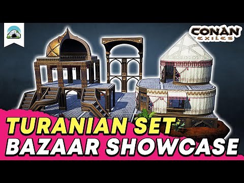 Turanian Building Set Expansion: The first Rounded Pieces & Tents - Bazaar Showcase | Conan Exiles