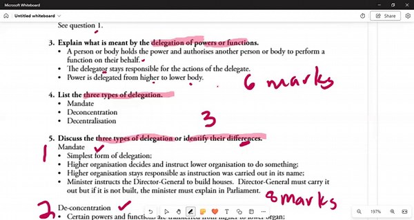 Public Law N6 Module 11 Internal governmental relations and delegation of authorities
