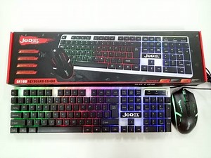 JEDEL GK100B Gaming Keyboard + MOUSE COMBO With LED RGB BACKLIGHT