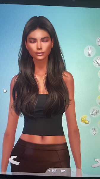 ⋆ part 2 . pretty sims girl 🍒|| #simstok #sims4 #sims #fyp #thesims4cc #sims4mods