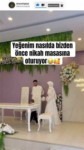 Hızlı yeğen#nikah #nişan #memur #çocuk #çocuklar #evlilik #tesettür #düğün #organization #gelinlik