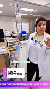 💉💡 IV pumps are a game changer for Internationally Educated Nurses!