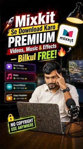 ✨ Download Premium Videos, Music & Effects from Mixkit — Absolutely FREE! 🚀🔥#Mixkit #FreeAssets
