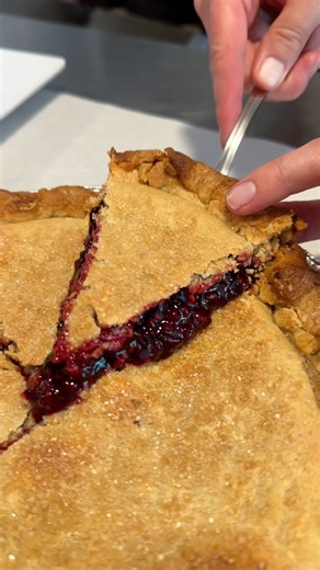 There's pie, and then there's our Triple Berry Pie—a divine trio of raspberries, blueberries, and blackberries that’ll make every berry lover’s heart skip a beat. Homemade with the freshest ingredients, each slice is a taste of summer you can enjoy year-round. Our Triple Berry Pie is in the shop daily! #berry-tastic | Birdie's Pie Shop