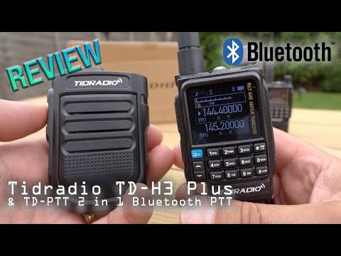 Upgraded! Tidradio TD H3 Plus Ham Radio with Bluetooth PTT Button - Full Review