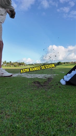 Enjoy an ASMR Golf Range Session Experience