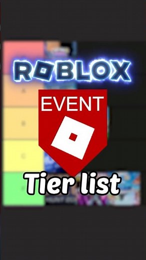 Roblox Events Tier List 🔥 #roblox #robloxshorts