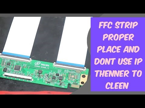 how to Placing FFC to TCON Like a Pro!"ffc fpc connector