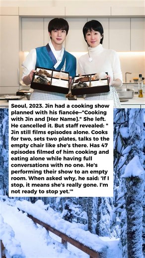What Happened to BTS Jin's Cooking Show After His Fiancée Left Will Make You Sob Forever 💔 #shorts