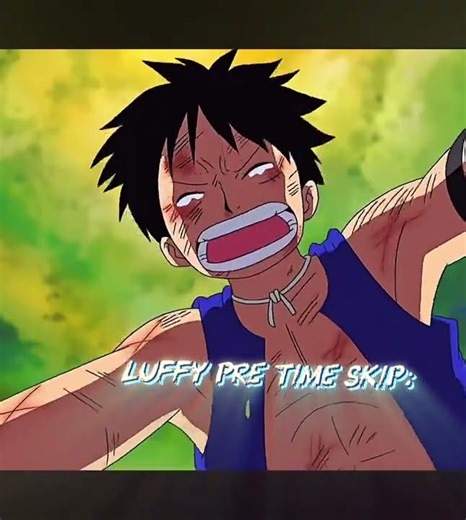 Luffy before vs after time skip edit #onepiece #luffy