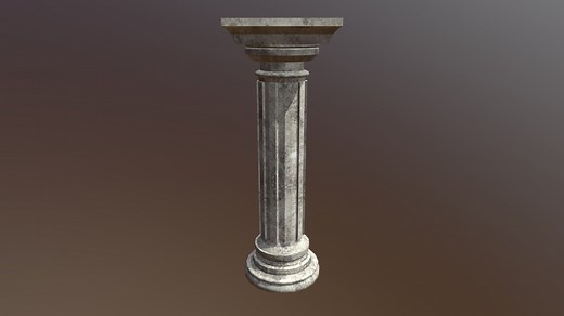 Ancient Doric Column - Download Free 3D model by e.g.dev5