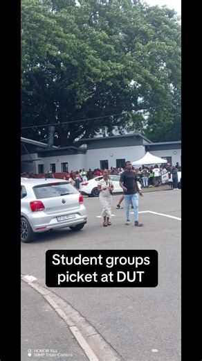 Student Picketing at DUT for Walk-In Applications