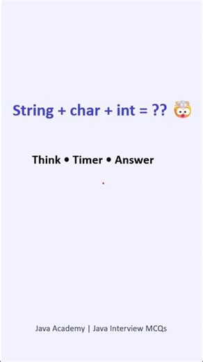String + char + int = ?? 🤯