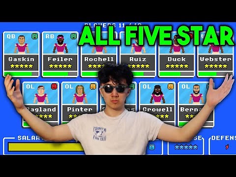 Can I BEAT Retro Bowl With An ALL 5 STAR OFFENSE! (PT. 2)